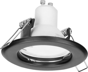 Lampa sufitowa Orno SUTRI RC ramka dekoracyjna oprawy punktowej, MR16/GU10 max 50W, okrągła, stała, czarna,AD-OD-6175/B 1