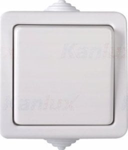 Kanlux TEKNO Łącznik zwierny 051021102 250V biały IP54 33498 1