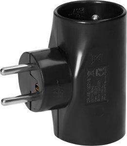 Orno Rozgałęźnik 2x2P+Z, 1x2P/II, czarny OR-AE-13221/B 6