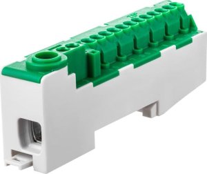 Elektro-Plast Listwa samozaciskowa PE 14-S (14+1 śrubowy) do montażu na szynie DIN35 80A zielony 0925-01 3