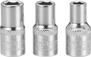 Stanley Zestaw nasadek 1/4" 3szt 5/6/7mm 6pkt FM M-D,rad 1