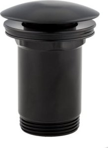 Omnires Korek klik-klak do syfonu umywalkowego, czarny mat 2