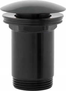 Omnires Korek klik-klak do syfonu umywalkowego, czarny mat 3