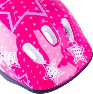 Worker Zestaw wrotki, kask, ochraniacze, torba Action Darly Girl fioletowo-białe r. 30-33 (13787-S-2) 6