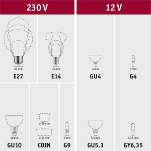 Paulmann Źródło światła LED 3x GU10 ECO LINE 2.5W 450lm 3000K 230V srebrny / szkło 11