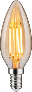 Paulmann Źródło światła LED 1879 świeca  DIM 4.9W 450lm E14 1800K 230V złoty / szkło 1