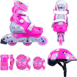 Rolki Worker Polly rekreacyjne regulowane różowe r. 26-29 13