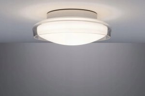 Lampa sufitowa Paulmann Plafoniera LUENA LED 16.5W 860lm okragła 350mm 3000K IP44 230V szkło chrom / metal 2