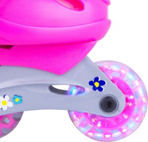 Rolki Worker Polly rekreacyjne regulowane różowe r. 38-41 6