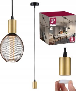 Lampa sufitowa Paulmann Lampa sufitowa RAVI E27 max.60W IP44 230V złoty / czarny matowy / metal 7