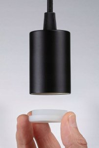 Lampa sufitowa Paulmann Lampa sufitowa RAVI E27 max.60W IP44 230V czarny matowy / metal 4