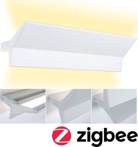 Kinkiet Paulmann Oprawa ścienna STINE LED SH Zigbee 13W+4W 2700-6500K 1400lm DIM 230V biały matowy 1