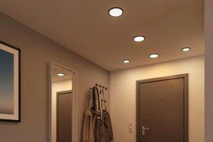 Lampa sufitowa Paulmann Plafoniera VariFit AREO LED 6.5W 500lm 3000K okragła 118mm IP44 230V czarny matowy / tworzywo sztuczne 2