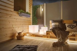 Lampa wisząca Paulmann Oprawa ogrodowa Plug & Shine CUBE 300x300 6.5W 3000K 575lm IP67 24V biały 3