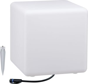 Lampa wisząca Paulmann Oprawa ogrodowa Plug & Shine CUBE 300x300 6.5W 3000K 575lm IP67 24V biały 4