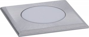 Paulmann Oprawa dogruntowa HOUSE LED 2W 60lm 3000K IP67 kwadratowa 230V szczotkowane żelazo / stal nierdzewna 4
