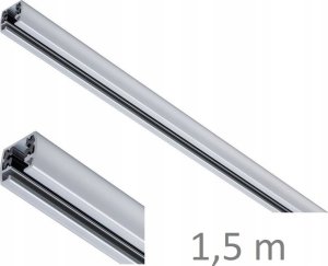Paulmann Szynoprzewód URail system 1,5m 230V chrom mat / metal 5