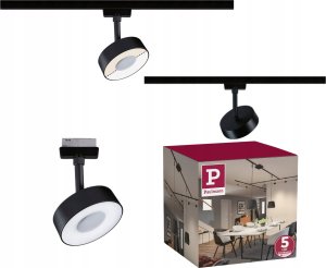 Paulmann Reflektor na szynoprzewód URail CIRCLE LED 5W 210lm 3000/4000K 230V czarny matowy/ metal 9