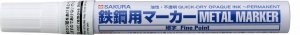 Sakura Marker METAL biały cienki, 2