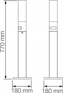 Kinkiet Steinel Lampa ogrodowa LED 8,7W Steinel GL 65 LED z czujnikiem 6