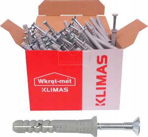Klimas Kołek wbijany Klimas Wkręt-Met SM 8X160 4,9X165 szybki montaż opakowanie 100szt 6