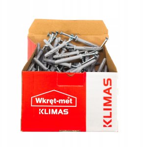 Klimas Kołek wbijany Klimas Wkręt-Met SM 8X160 4,9X165 szybki montaż opakowanie 100szt 8