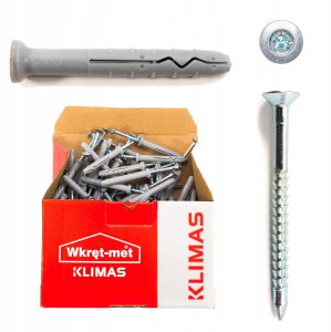 Klimas Kołek wbijany Klimas Wkręt-Met SM 8X160 4,9X165 szybki montaż opakowanie 100szt 9