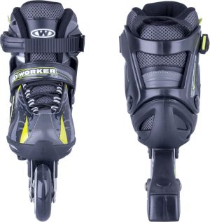 Rolki Worker Haasiko rekreacyjne regulowane czarne r. 40-43 7