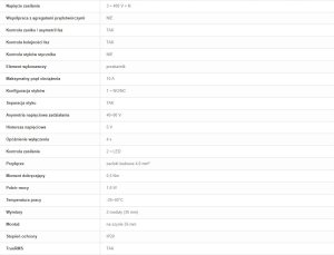 F&F Przekaźnik kolejności i zaniku faz F&F CKF-BR-TRMS 10A 1NO/NC opóźnienie 4s asymetria 40-80V True RMS na szynę DIN 7
