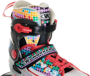 Rolki Worker Rolki Jules szare r. 33-36 (3621-S) 3
