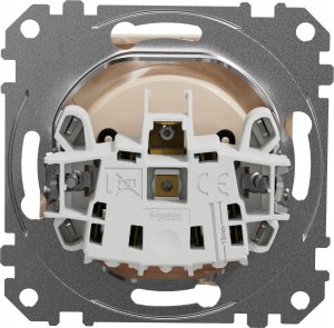 SCHNEIDERE Gniazdo pojedyncze z uziemieniem Schneider Sedna Design SDD112011 z przesłonami beżowe Design & Elements 4