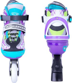 Rolki Worker Fizzo rekreacyjne regulowane fioletowe r. 39-42 5