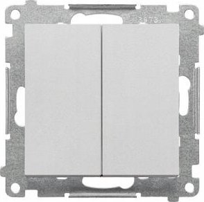 Kontakt-Simon Łącznik świecznikowy Kontakt-Simon 55 TW5.01/143 moduł 10 AX, 250V~, szybkozłącza aluminium mat 1