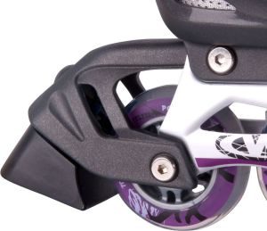 Rolki Worker Perleta rekreacyjne regulowane fioletowe r. 39-42 3