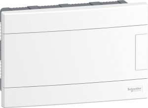 SCHNEIDERE Rozdzielnica podtynkowa Schneider 1x12 IP40 IK07 Easy9 EU EZ9EU-1-12-PT-P EZ9EUB112 biała drzwi białe 3