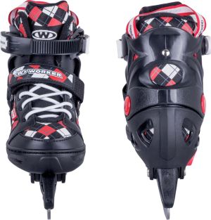 Worker regulowane czerwone białe czarne r. 31 32 3