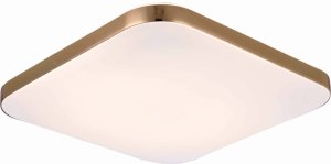 Lampa sufitowa Light Prestige Light Prestige Babilon LP-335/1C M 4GD SQUARE plafon lampa sufitowa 1x24W LED 4000K biały/złoty 1