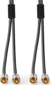 Kabel Nedis RCA (Cinch) x2 - RCA (Cinch) x2 5m czarny (CATB24200GY50) 2