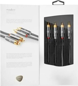 Kabel Nedis RCA (Cinch) x2 - RCA (Cinch) x2 5m czarny (CATB24200GY50) 8