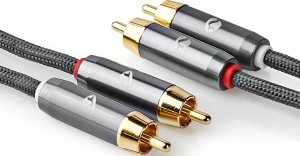 Kabel Nedis RCA (Cinch) x2 - RCA (Cinch) x2 5m czarny (CATB24200GY50) 10