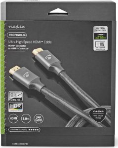 Kabel Nedis HDMI - HDMI 3m szary (CVTB35000GY30) 6