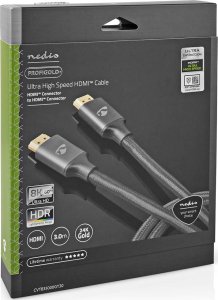 Kabel Nedis HDMI - HDMI 3m szary (CVTB35000GY30) 9