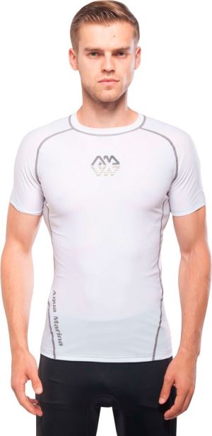 Aqua Marina Koszulka męska rashguard Scene biała r. S (C-M17SS-WHS) 1