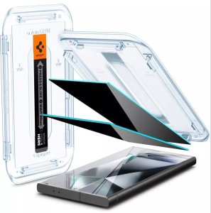 Spigen SZKŁO HARTOWANE SPIGEN GLAS.TR ”EZ FIT” 2-PACK GALAXY S24 ULTRA PRIVACY 13