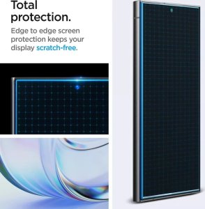 Spigen SZKŁO HARTOWANE SPIGEN GLAS.TR ”EZ FIT” 2-PACK GALAXY S24 ULTRA PRIVACY 18