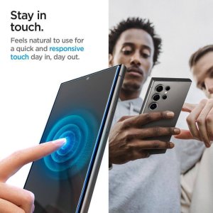Spigen SZKŁO HARTOWANE SPIGEN GLAS.TR ”EZ FIT” 2-PACK GALAXY S24 ULTRA PRIVACY 9