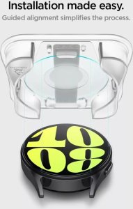 Spigen SZKŁO HARTOWANE SPIGEN GLAS.TR ”EZ-FIT” 2-PACK GALAXY WATCH 7 (44 MM) CLEAR 9