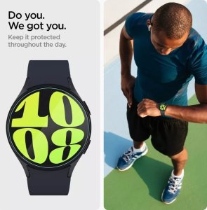 Spigen SZKŁO HARTOWANE SPIGEN GLAS.TR ”EZ-FIT” 2-PACK GALAXY WATCH 7 (44 MM) CLEAR 10