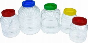 Plastikowy Słoik Słój z rączką PET 3 L na Ogórki 2