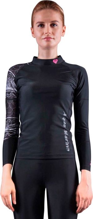 Aqua Marina Koszulka damska Illusion czarna r. XL (C-W17LS-BKXL) 1